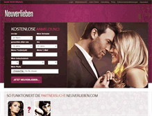 Tablet Screenshot of neuverlieben.com